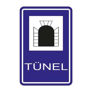 Panneau de signalisation de tunnel réfléchissant B-49 pour une circulation sécurisée - Product Image 3