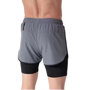 Logo personnalisé Short de course à séchage rapide Fabricant de short de fitness à coupe parfaite OEM Créez votre propre short de gym de style - Product Image 3