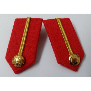 Collar Tabs Light Blue Air Silver Braid and Plain Buttons Press-stud Fit INSIGNIA CEREMONIAL BAND Gorgets <b>Green</b> RADC Gorgets SD - Product Image 2