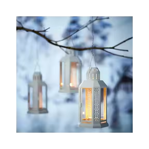 Faroles Colgantes de Acero Inoxidable Ecológicos Hechos a Mano Modernos y Elegantes, Portavelas Decorativos con Relieve, Color y Logotipo Personalizados - Product Image 6