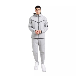 100% coton automne hiver Top qualité à la mode 2 pièces Tech polaire hommes survêtement sport survêtement et survêtements pour hommes - Product Image 5