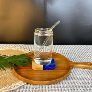 Vente en gros Ensemble de sous-verres en résine et en bois, sous-verres de table élégants et durables faits à la main, beaux sous-verres en pierre - Product Image 3