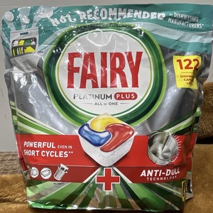 Détergent liquide vaisselle écologique non biologique de qualité supérieure Fairy - Tout-en-un pour lave-vaisselle de cuisine, jetable - Product Image 6