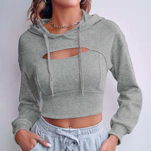 Sweat-shirts à capuche de haute qualité, personnalisés, décontractés, pull personnalisé, dernier design tendance pour femmes, sweat-shirts à capuche - Product Image 5