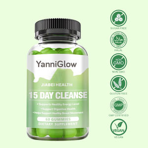 YanniGlow OEM ODM Жевательные витамины для 15-дневного детокса, поддержка пищеварения для взрослых, добавки для здоровья кишечника, жевательные конфеты - Product Image 1