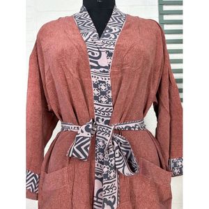Kimono Vintage de Crepé de Seda, Ligero y Lujoso, Bata Suave y Cómoda, Regalo Perfecto para Mujer, para Usar por la Noche, Tejido para Primavera - Product Image 2