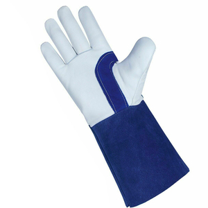 Fourniture d'usine de haute qualité personnalisée en gros prix bon marché Gant de barbecue résistant au feu et à la chaleur Gants de soudage en cuir - Product Image 2