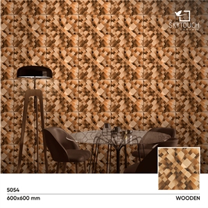 Trenidng-producto de azulejo de madera, 600x600mm, 600x1200mm, de color marrón superficie mate, suministro de fábrica de la india, azulejos de madera - Product Image 6