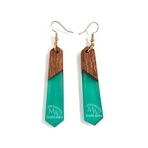 Pendientes de resina pulida hechos a mano de alta calidad, hermoso diseño para damas para fiestas, bodas y regalos, de inspiración africana - Product Image 5