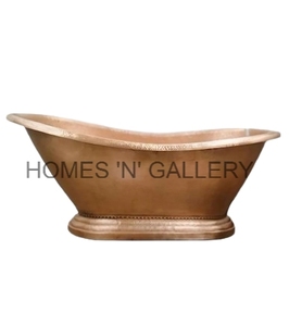 Accesorios de baño Bañera de cobre para uso en Baño de hotel y hogar Bañera decorativa Diseño estándar - Product Image 1