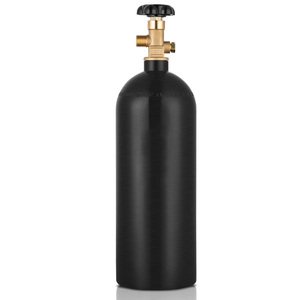 Tanque de gas CO2 de 5 lb (5 kg) con cilindro de aluminio para sistema dispensador de cerveza de barril (kegerator) - Product Image 1