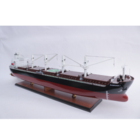 SABRINA (Cargo général) Modèle de bateau en bois de 100 cm / Navires porte-conteneurs / Artisanat fait main pour la décoration