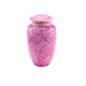 Urnas de cremación de latón con huellas Esmalte Acabado Cremación Urna de entierro para adultos Hecho por La India - Product Image 5