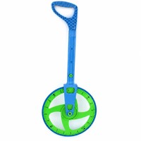 Roulette de mesure en PVC pour l'éducation mathématique en maternelle, outil de mesure de distance avec compteur à 5 chiffres et poignée réglable
