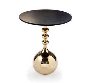 Modern Gold Marble Top Coffee <b>Table</b> with Velvet Feature for Home Living Room Furniture - Product Image 3