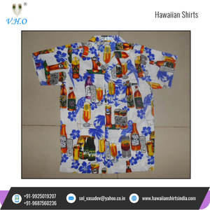 Chemises hawaïennes pour adolescents et adultes, impression de bouteilles de bière, taille personnalisée, à la mode, à vendre - Product Image 6