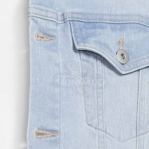 Veste en jean d'hiver pour homme de qualité supérieure, vente chaude, 100% coton, logo sur le devant, pour vente en ligne - Product Image 6