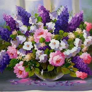 100% dipinto a mano 24 In× 20 in olio su tela arte campo classico - Product Image 6