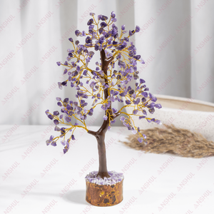 Premium Quality 300 Chips Amethyst Tree Spiritual Growth Usage Stunning Handcrafted Beautiful Purple Crystals For Decoration - Product Image 1