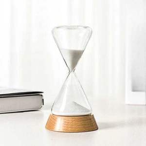 Elegante Reloj de Arena Moderno de Madera, Decorativo, Ecológico, Hecho a Mano, para Hogar, Oficina, Escritorio, Adorno de Interior - Product Image 3