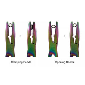 ชุดคีมต่อผม3ชิ้นชุดคีมต่อผมทำจากสเตนเลสเคลือบสีรุ้ง - Product Image 5