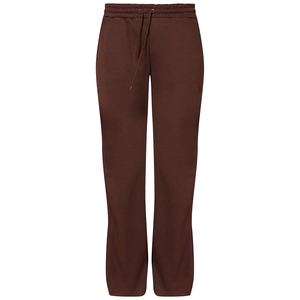 Ensembles de sport de survêtement imprimé d'hiver lourd marron pour femmes ensemble de survêtement confortable coton survêtements évasés de haute qualité - Product Image 6