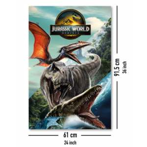 โปสเตอร์ติดผนังจูราสสิคเวิลด์สไตล์โมเดิร์น ดีไซน์รีบอร์น - Product Image 4