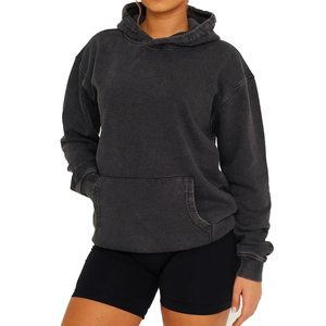 Sweat-shirt oversize pour femme, streetwear, léger, polyester/coton, respirant, impression de logo personnalisée, service OEM - Product Image 6