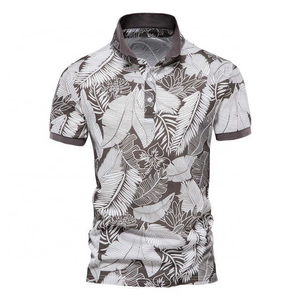 Manga corta de verano para hombre para Polo Nuevo diseño de negocios con patrón de estampado sólido bordado para Padre hijo - Product Image 1