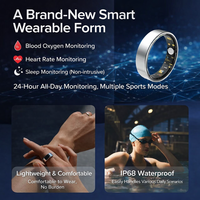 Nouvelle bague connectée Symbian en céramique, suivi de la santé, moniteur de fréquence cardiaque, suivi du sommeil, mesure de l'oxygène sanguin, suivi sportif et de forme physique, contrôle par application