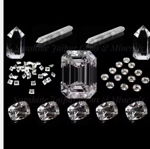 CRISTAL DE QUARTZ CLAIR Naturel 4mm Coupe Coeur Prix de gros Usine de haute qualité Facettes pierres précieuses en vrac CRISTAUX NATURELS - Product Image 2