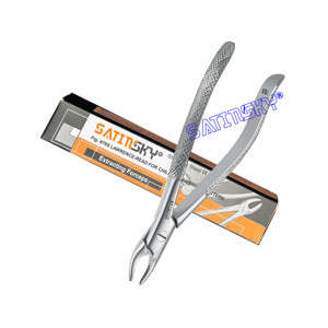 Fórceps manuales de patrón americano, instrumento quirúrgico dental pediátrico de grado 23SK de acero inoxidable alemán para molares inferiores - Product Image 3