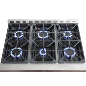 Du ro Kitchen 36" Pro-Style Stainless Steel Gas Range 5.5 cu. ft. Convection Oven - Product Image 5