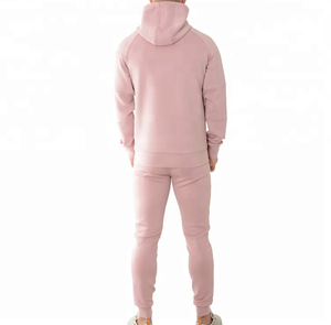 Chándal para hombre con logotipo personalizado, sudaderas con capucha de lana y conjunto básico de pantalones de chándal, conjunto de Jogger para hombre, chándal al por mayor, ropa deportiva, chándales - Product Image 4