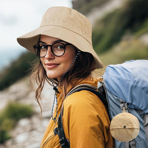 Chapeaux seau personnalisés d'été élégants avec broderie par impression de logo Mode extérieure Streetwear Protection solaire Fournisseur OEM - Product Image 5