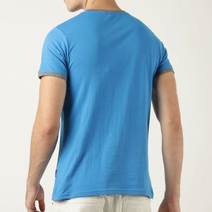 Men's T-Shirts Top Quality Casual Wear Men T-Shirts <b>Light</b> Weight Solid Color Printed Design Men T-Shirts - Product Image 5