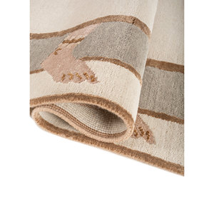 Tapis en laine et soie de bambou noué à la main Jaipur Wunderkammer LRB-9035, 10 mm, design rectangulaire original pour la maison, le couloir, le salon, pour adolescents - Product Image 2