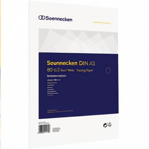 Soennecken DIN <b>A3</b> 80g/m White Tracing <b>Paper</b> 50 Sheets Drafting Supplies - Product Image 2