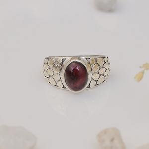 925แหวนสปินเนอร์พลอยเงินแท้ทำด้วยมือแฟชั่นเรียบง่ายของขวัญแต่งงานคุณภาพเยี่ยมตัดวงรีสำหรับปาร์ตี้ - Product Image 2