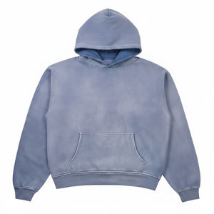 Sudadera con Capucha Retro Lavada de Estilo Americano, Holgada, de Alta Resistencia, para Otoño e Invierno, a la Moda, con Lavado Ácido - Product Image 4