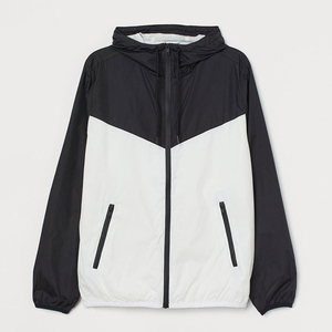 Vêtements d'extérieur OEM au dernier prix Veste coupe-vent pour hommes Design bon marché Veste coupe-vent longue pour hommes avec logo imprimé Vente en gros - Product Image 1