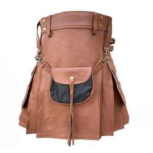 OEM venta al por mayor de alta calidad al mejor precio de cuero tartán Kilts para hombres por encargo Highland Men Tartan Kits para la venta - Product Image 2