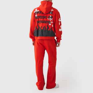 2025 Essential FOG de alta calidad 100% sudaderas con capucha de algodón y pantalones de chándal conjunto pulóver Streetwear chándales Ronpex de alta calidad - Product Image 3