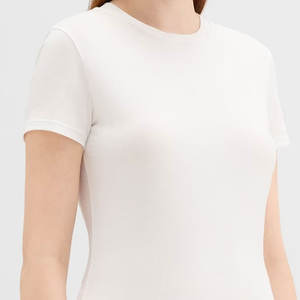 เสื้อยืดคอกลมแขนสั้นสำหรับผู้หญิงเสื้อยืดสีสวย180กรัมเป็นมิตรกับสิ่งแวดล้อม - Product Image 6