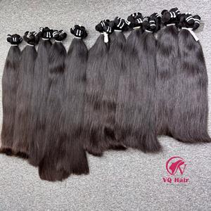 Extensiones de cabello humano con cutícula alineada de doble Paquete de pelo crudo liso Natural vietnamita de alta calidad 100%, precio al por mayor - Product Image 6