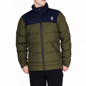 Custom Men's Outdoor Winter Puffer Jacket Plus Size Stand Collar Streetwear Style <b>Long</b> <b>Canvas</b> Fabric Quick Dry Windproof - Product Image 3