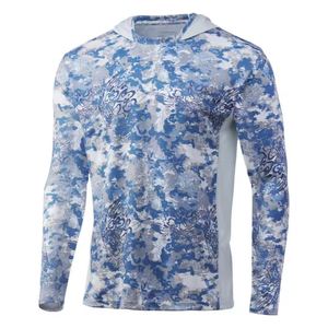 Customized Printed Fishing <b>Shirt</b> Quick Dry 100% Bamboo Fiber Adults Fishing Wear Breathable Sportswear with Hoodie - Product Image 4