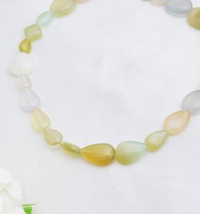 Bracelet en opale bleue naturelle fantaisie, perles de pierres précieuses pour la fabrication de bijoux fins - Product Image 6