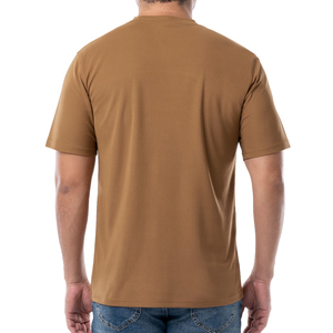 Camiseta de Algodón Orgánico 100% Ecológica de Cuello Redondo para Hombre, Talla Grande, Corte Informal, Fabricante de Diseño Personalizado OEM - Product Image 2