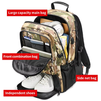 Tas Ransel Perjalanan Gunung & Hiking Kamuflase Outdoor Kapasitas Besar 65 Liter Anti Air Berkualitas Tinggi Laris Manis